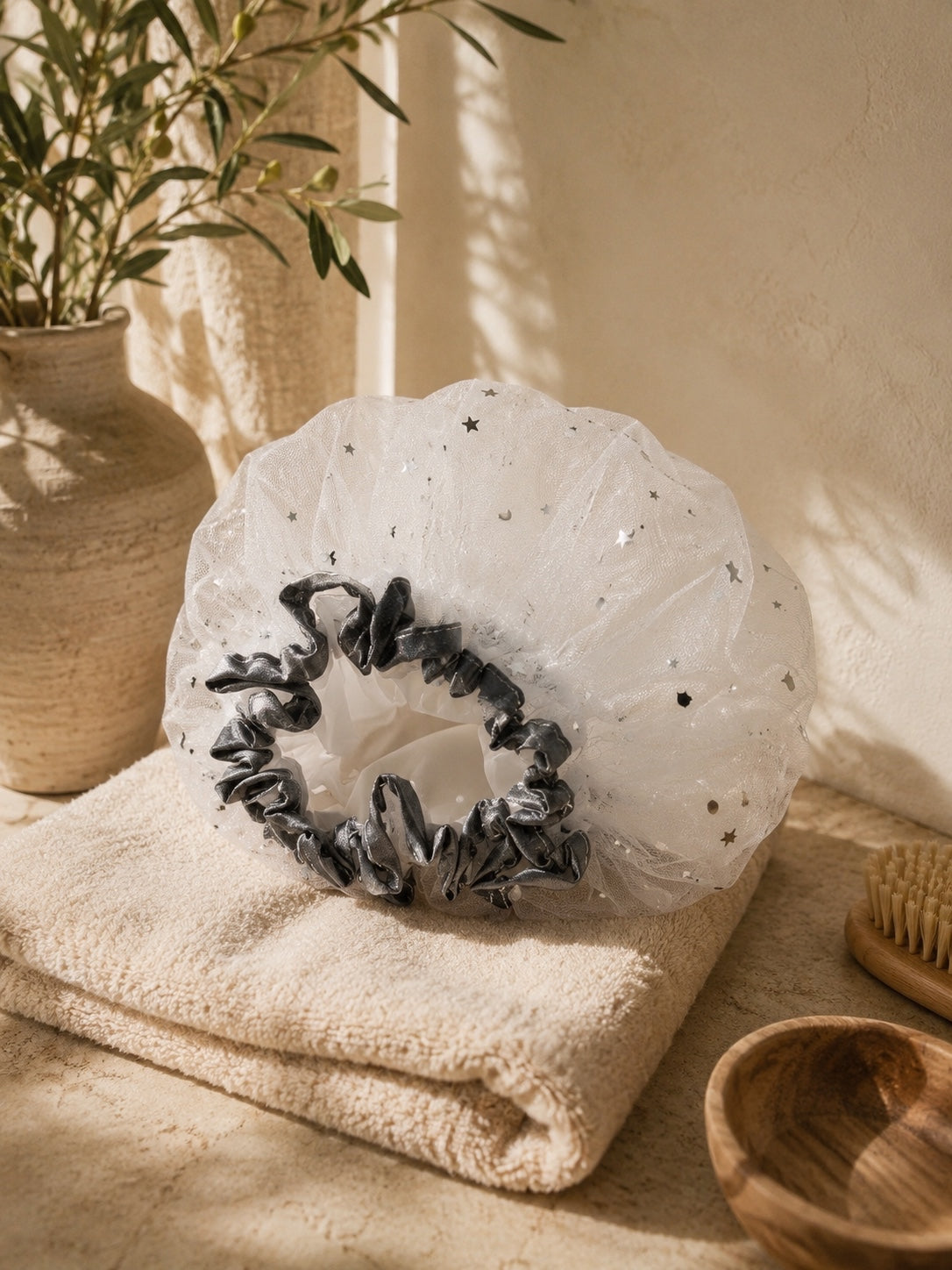 Bonnet imperméable (pour masque et bain d'huile)